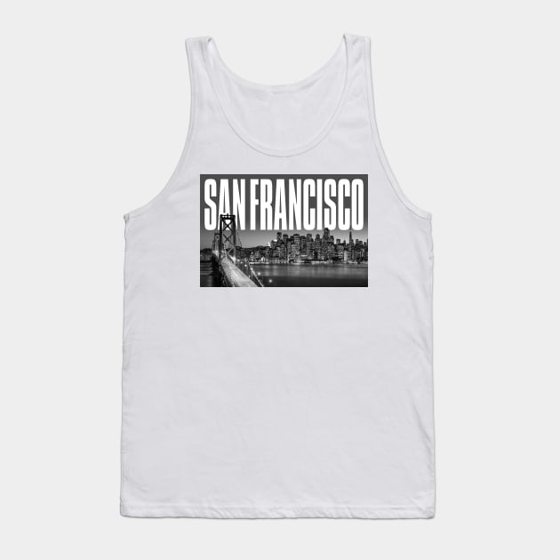 San Francisco Cityscape Tank Top by PLAYDIGITAL2020